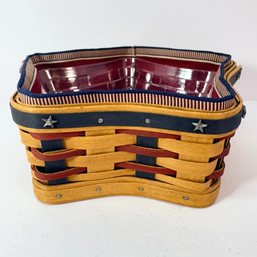 Longaberger Proudly American Little Star Basket Combo 2008 30th Anniversary
